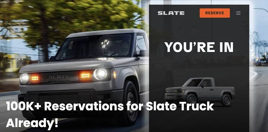 Land Cruiser FJ SLATE Truck revealed as modular SUV & Pickup. Priced under $20K after incentive 100kreservationsslatetruck-jpg