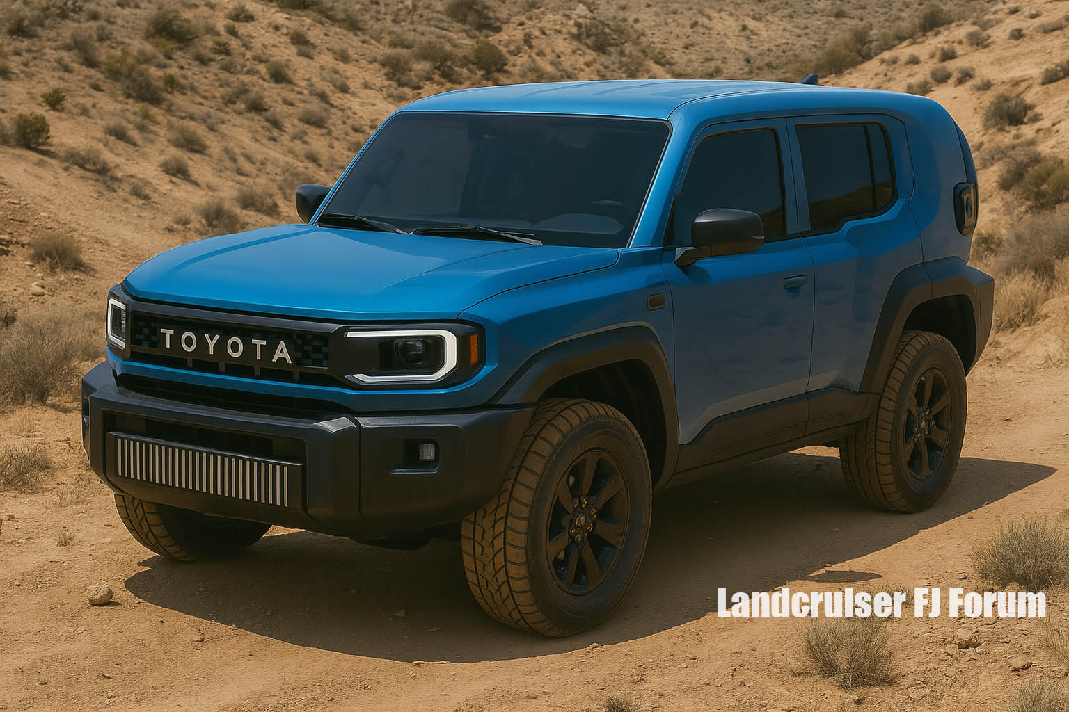 Land Cruiser FJ Land Cruiser FJ Images Preview Medium Blue 2027 2028 Land Cruiser FJ