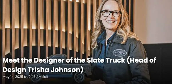 Land Cruiser FJ SLATE Truck revealed as modular SUV & Pickup. Priced under $20K after incentive te-truck-head-of-design-trisha-johnson-jpg-jpg-jpg